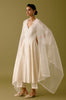 Ivory Silk Chanderi Dori Embroidered Anarkali Set (RTS)