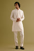 Ivory Silk Chanderi Dori Embroidered Kurta Set