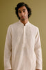 Ivory Silk Chanderi Dori Embroidered Kurta Set
