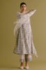 Grey Chanderi Printed Kurta Set