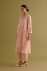 Onion Pink Cotton Silk Blend Dori Embroidered Kurta Set