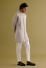 Grey Front-Open Kurta Set