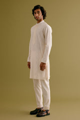 Ivory Dori Embroidered Kurta Set