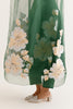 Emerald Green Cotton Silk Blend Hand-Painted Anarkali Set