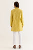 Mustard Yellow Block Printed Dori Embroidered Kurta Set