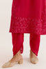 Fuchsia Pink Dori and Sequins Embroidered Kurta and Dhoti Set