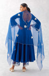 Sonakshi Sinha in Blue Embroidered Anarkali Set
