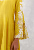 Manushi Chhillar in Mustard Yellow Embroidered Anarkali Set