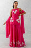 Sara Ali Khan in Fuchsia Pink Embroidered Sharara Set