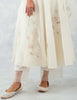 Ivory Embroidered Chanderi Anarkali Set (RTS)