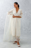 Ivory Embroidered Chanderi Kurta Set (RTS)