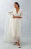 Karishma Tanna Bangera in Ivory Embroidered Chanderi Kurta Set
