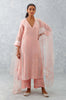 Jyotika Saravanan in Blush Pink Embroidered Chanderi Kurta Set