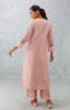 Jyotika Saravanan in Blush Pink Embroidered Chanderi Kurta Set