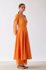 Ananya Panday in Orange Dori Embroidered Anarkali Set