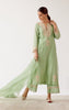 Rashmika Mandanna in Green Dori Embroidered Kurta Set