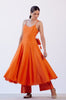 Alia Bhatt in Orange Cotton Silk Anarkali