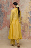 Lemon Yellow Mukaish Anarkali Set