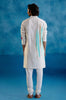 Ivory Silk Chanderi Hand-Painted Kurta Set