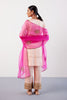 Blush Pink Hand Embroidered Cotton Silk Satin Kurta Set