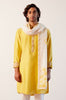 Ivory and Yellow Hand-Painted Stole