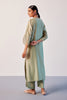 Sea Green Hand Embroidered Kurta Set