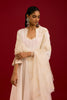 Ivory Cotton Silk Blend Embroidered Anarkali Set