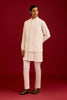 Ivory Cotton Silk Blend Bundi Set