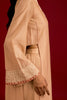 Beige Silk Chanderi Embroidered Kurta Set