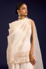 Ivory Embroidered Modal satin Sharara Set
