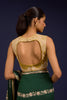 Green Embroidered Chinniya Silk Saree Set
