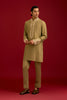 Olive Cotton Silk Blend Kurta Set