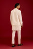 Ivory Cotton Silk Blend Bundi Set