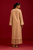 Beige Silk Chanderi Embroidered Kurta Set
