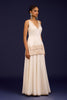 Ivory Embroidered Modal satin Sharara Set