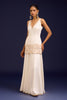 Ivory Embroidered Modal satin Sharara Set