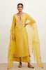 Mustard Dori Embroidered Kurta Set