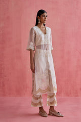 Ada - Ivory Jacket Set