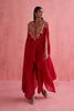 Meher Kaftan Set - Red