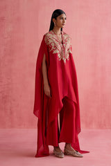 Meher - Red Kaftan Set