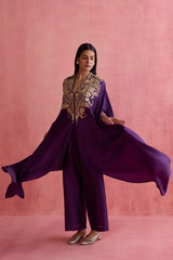Meher - Purple Kaftan Set