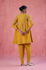 Nargis - Mustard Dhoti Set