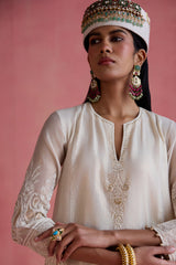 Fiza - Ivory Dhoti Set