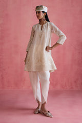 Fiza - Ivory Dhoti Set