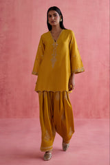 Noor - Mustard Farshi Salwar Set