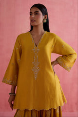 Noor - Mustard Farshi Salwar Set