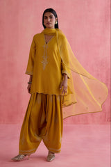 Noor - Mustard Farshi Salwar Set