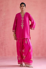 Noor - Fuchsia Farshi Salwar Set