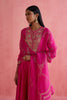 Zeenat Anarkali Set - Fuchsia
