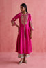Zeenat Anarkali Set - Fuchsia